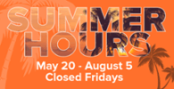 Updated Campus Summer Hours